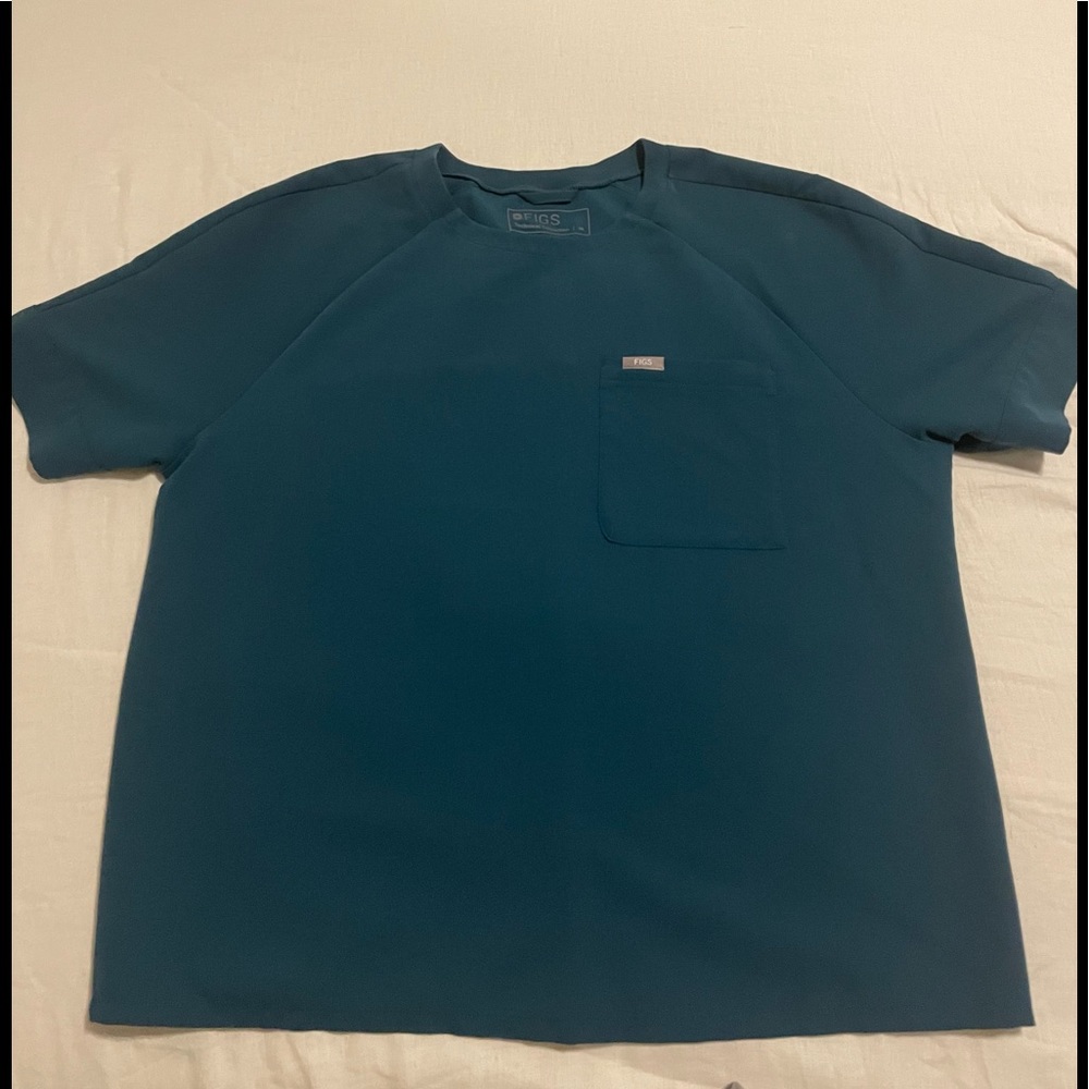 Figs scrub top Kaumba ClassicRaglan Caribbean Blue